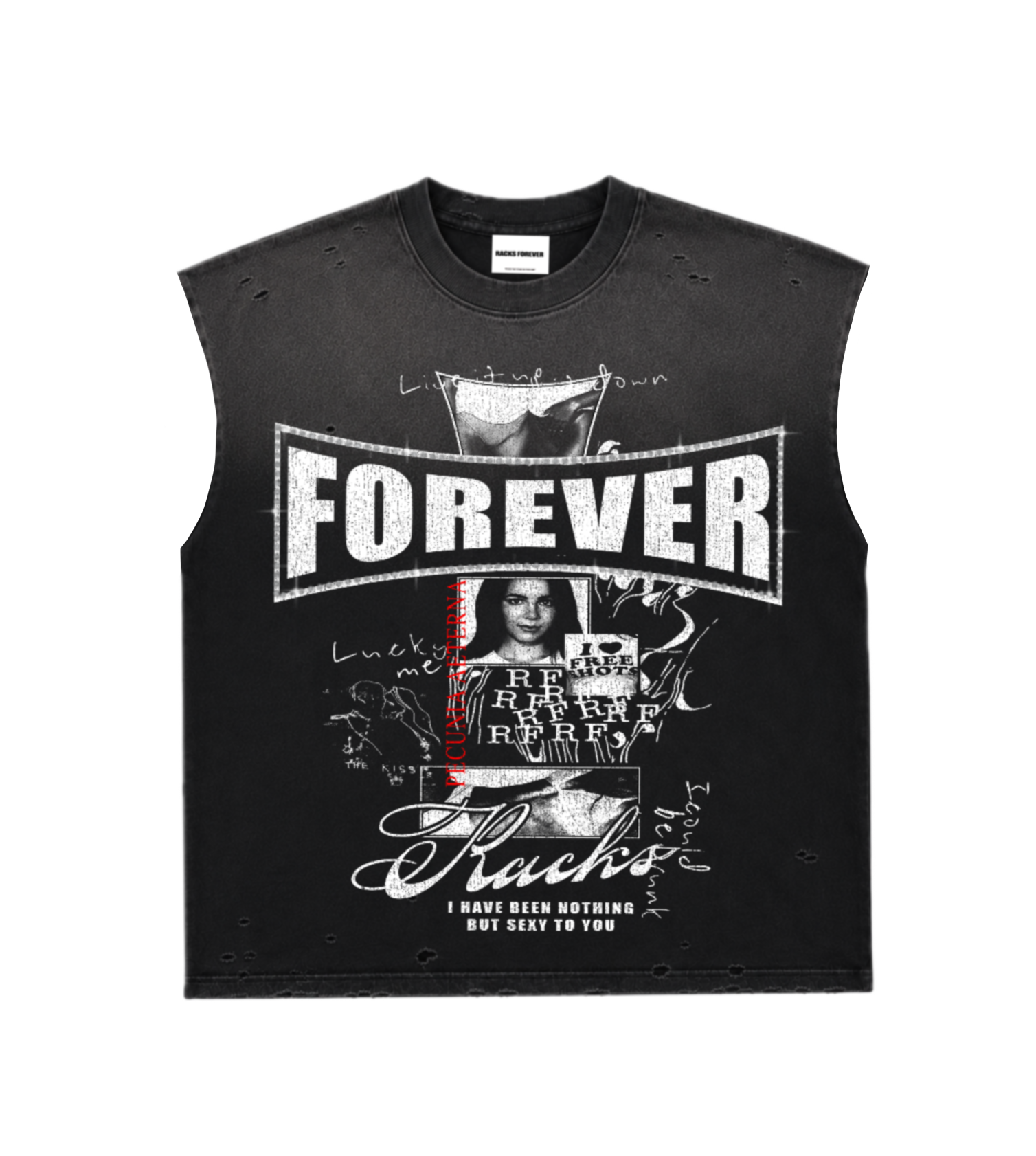 SLEEVELESS LUCKY ME TEE