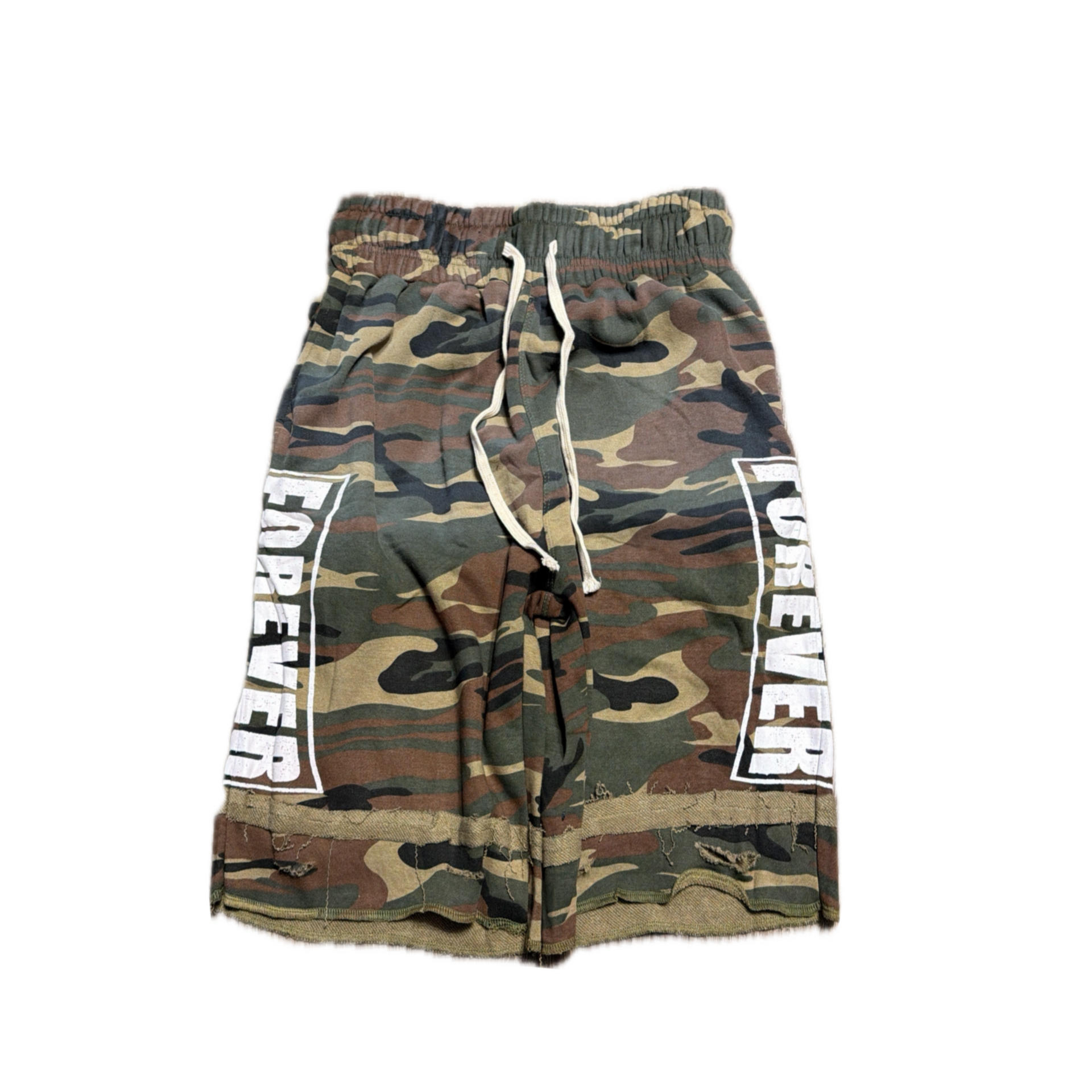 CAMO SWEATSHORTS